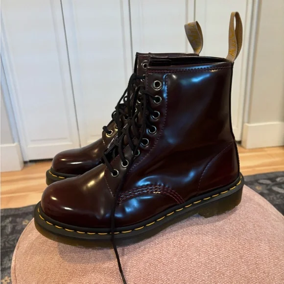 Vegan 1460 Dr. Martins cherry red - Picture 6 of 9
